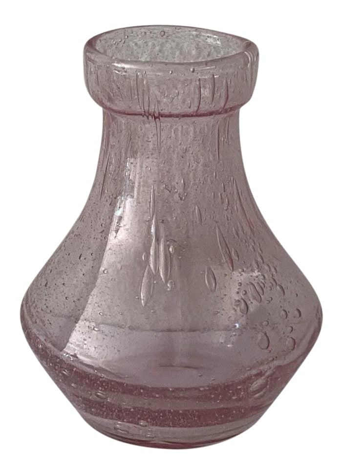 Mundblæst glas vaser i Lyserød