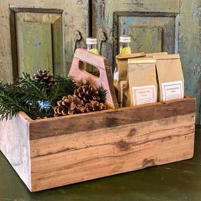 Stor trækasse med håndtag